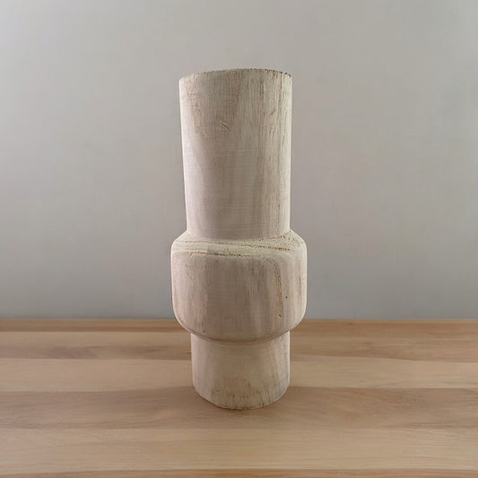 Wood Vase