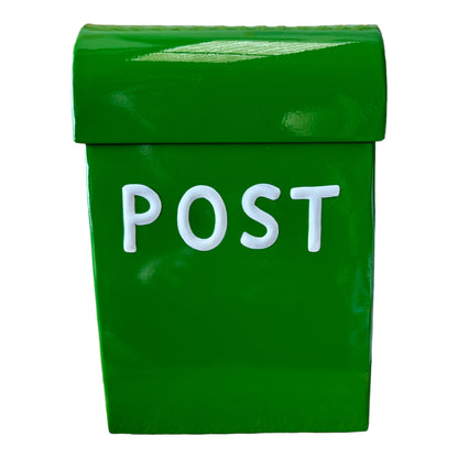 Carnival Homewares Medium Post Box, Green