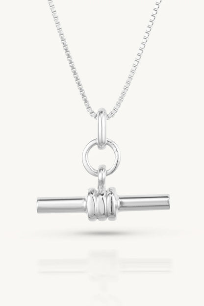 ToniMay Mens (unisex) Fob Necklace, Silver