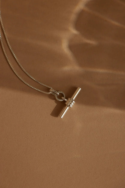 ToniMay Mens (unisex) Fob Necklace, Silver