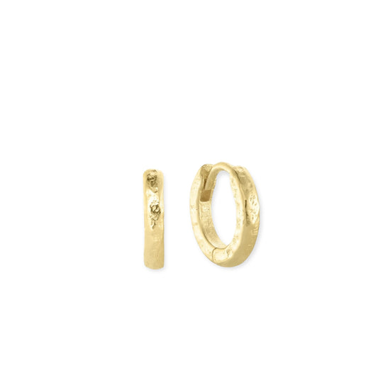 ToniMay Textured Huggies, Small Gold