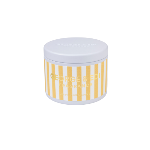 George & Edi Mini Candle in a Tin, Grapefruit & Mint