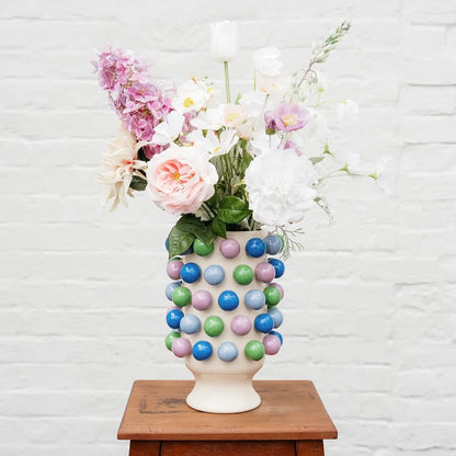 Noss & Co Large Bubble Vase, Blue Green & Purple
