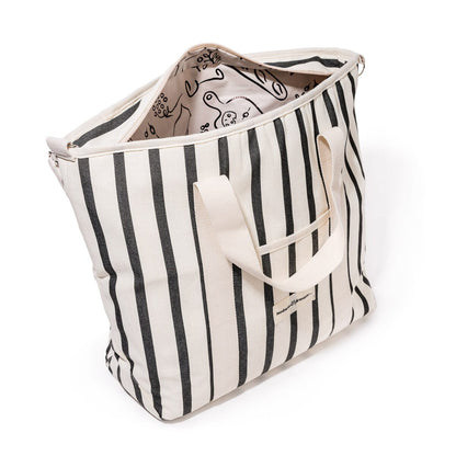 Business and Pleasure The Cooler Tote, Monoco Black Stripe