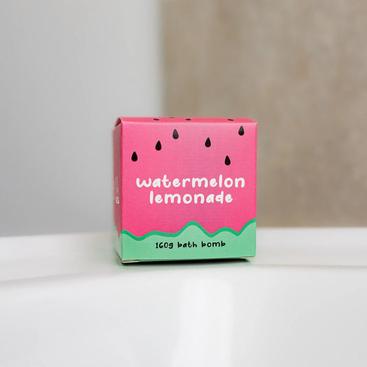 Wild Emery Bath Bomb, Watermelon Lemonade Cube