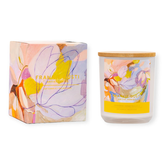 Franki Gusti Artist Series Candle, Japanese Honeysuckle