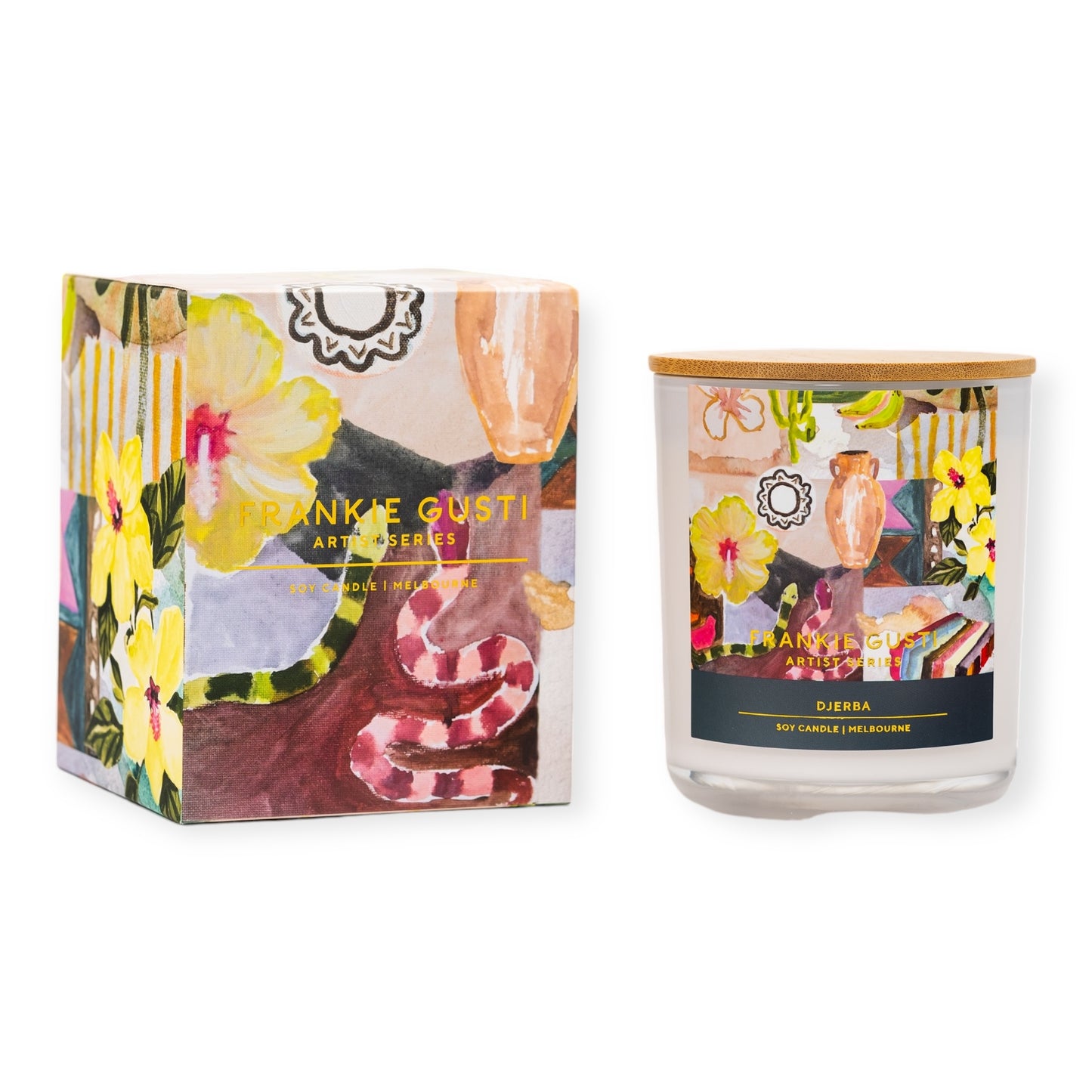 Frankie Gusti Artist Series Candle, Djerba