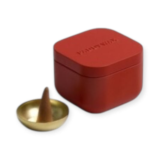 Paddywax 20 Incense Cones + Holder, Saffron Rose