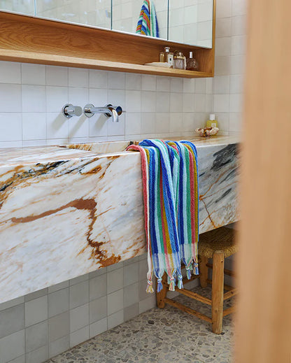 Kip & Co Turkish Bath Towel, Madeira Stripe