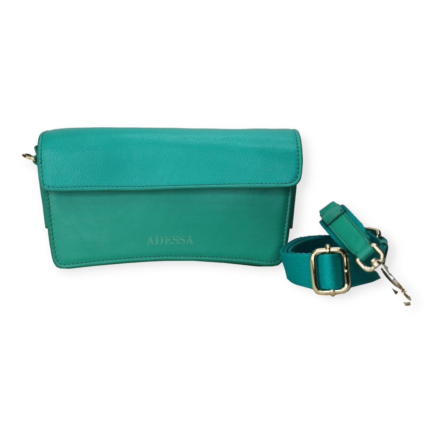 Adessa Biella Leather Bag, Emerald Green