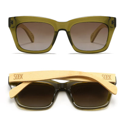 Soek Morgan Moss Sunglasses, Khaki