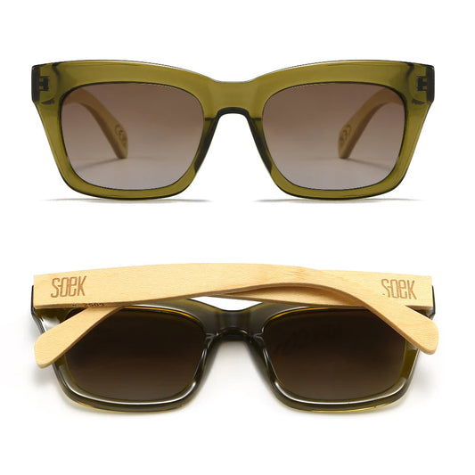Soek Morgan Moss Sunglasses, Khaki