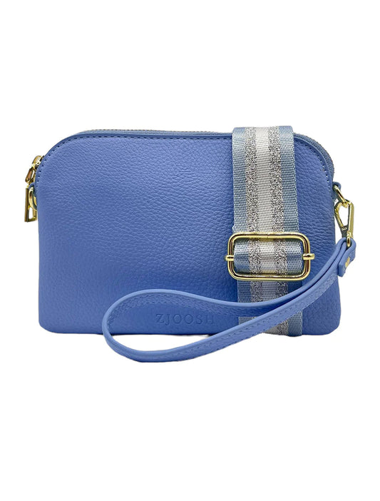 Zjoosh Missy Hugo Cross Body Bag, Periwinkle