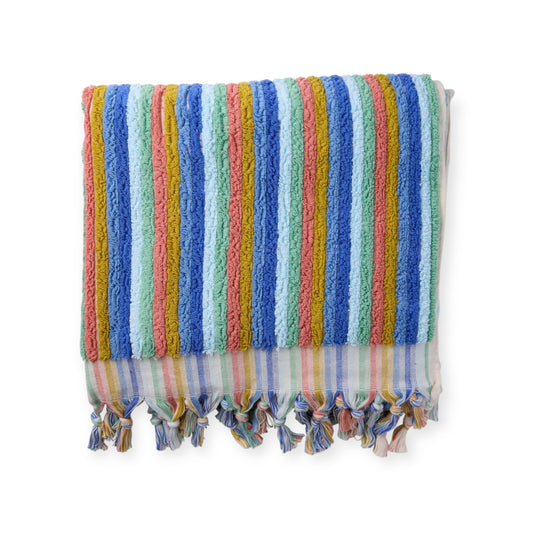 Kip & Co Turkish Bath Towel, Madeira Stripe