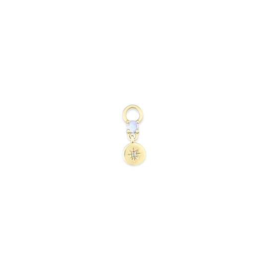 ToniMay Chloe Moonstone Charm, Gold