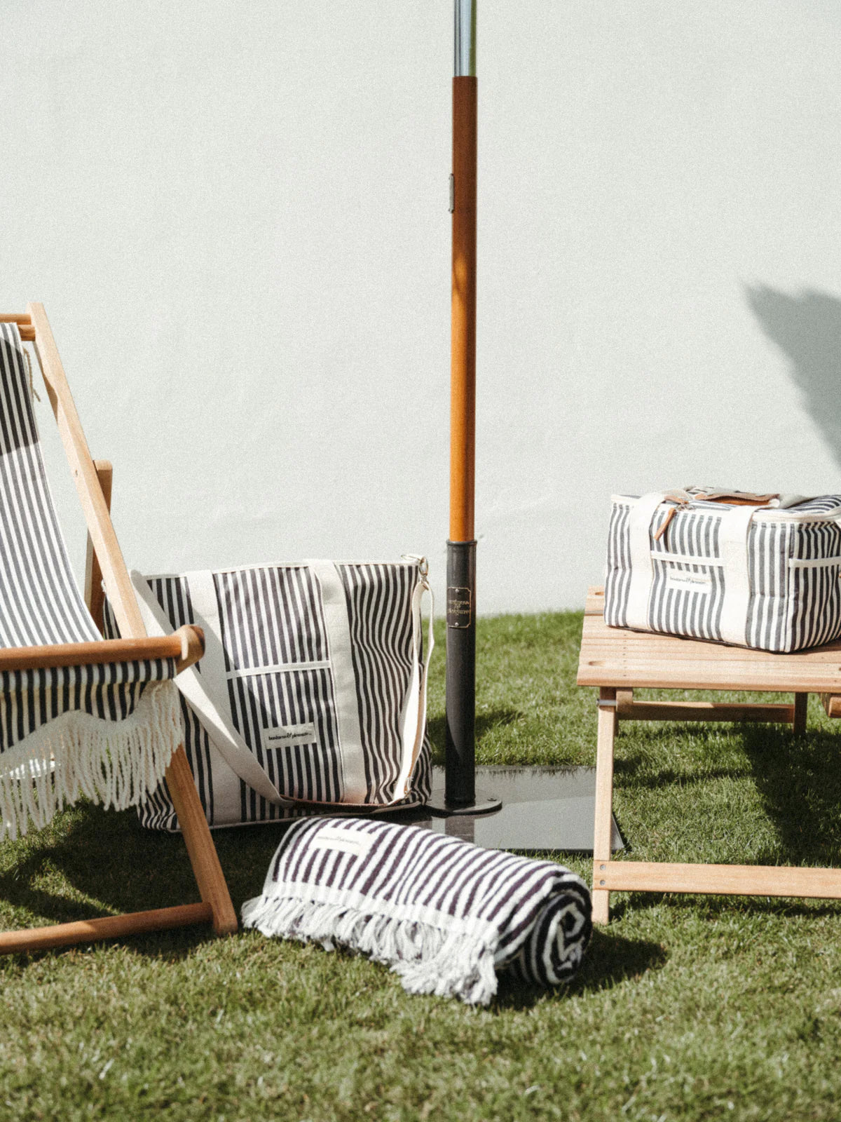 Business and Pleasure The Cooler Tote, Lauren’s Navy Stripe