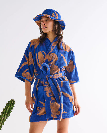 Kip & Co Terry Mini Robe, Sun Kissed