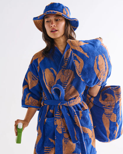 Kip & Co Terry Mini Robe, Sun Kissed