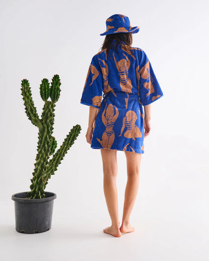 Kip & Co Terry Mini Robe, Sun Kissed