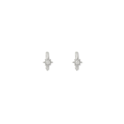 Arms Of Eve Nova Huggie Earrings, Silver