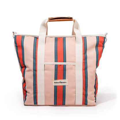 Business and Pleasure The Cooler Tote, Dusty Pink Stripe