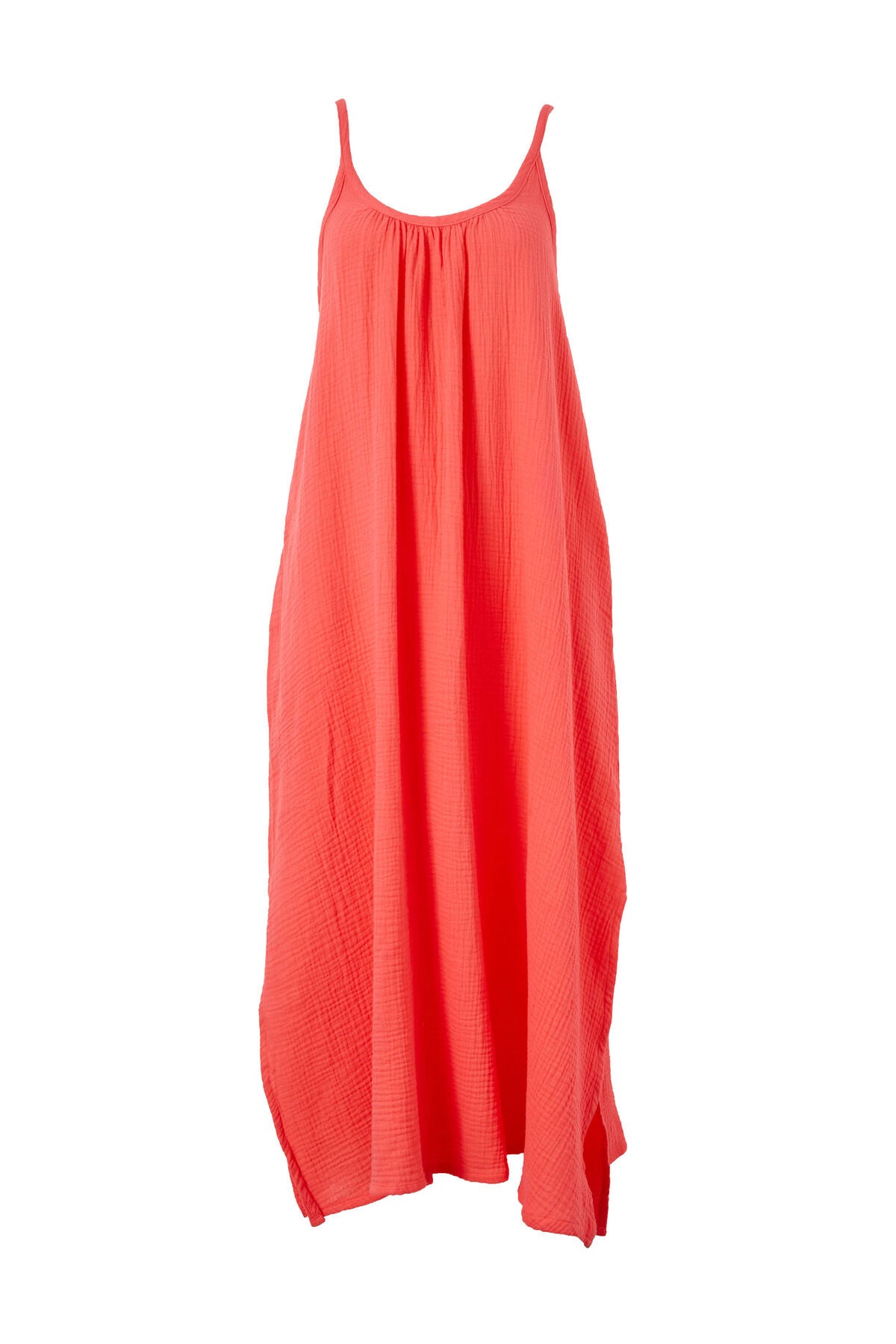 Ceres Life Strappy Midi Dress, Melon