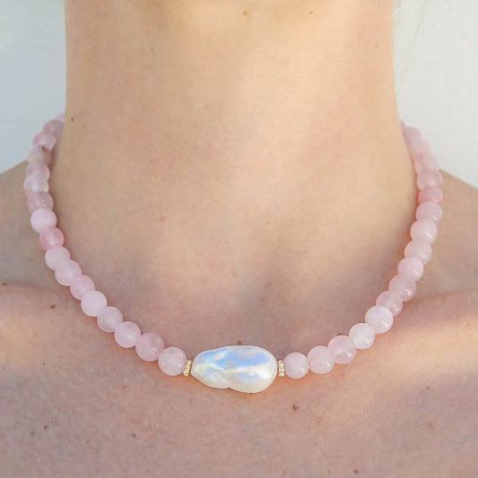 Kingston Design Necklace, Quartz Pearl