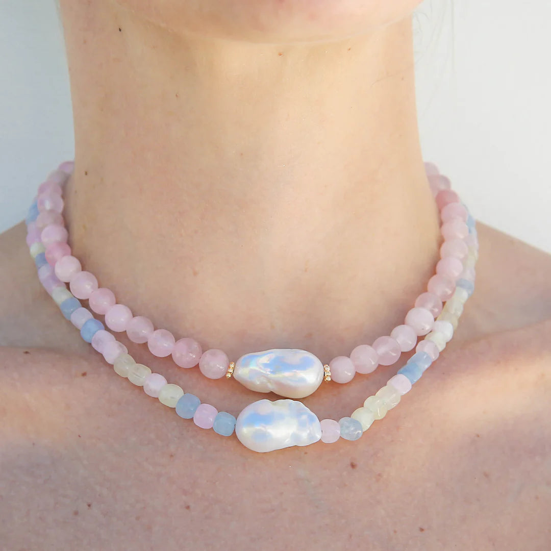 Kingston Design Necklace, Quartz Pearl