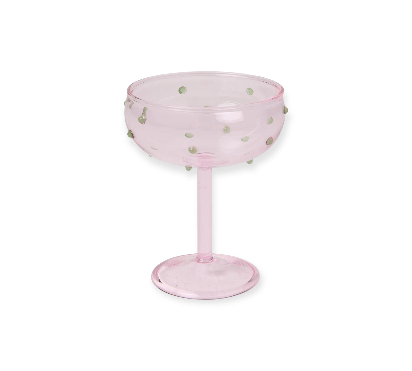 Kip & Co Mint Chip Champagne Glass, 2 Piece Set