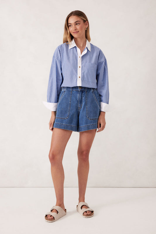 Ceres Life Weekender Short, Fresh Indigo