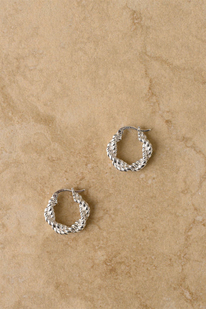 Indigo & Wolfe Stevie Earrings, Silver