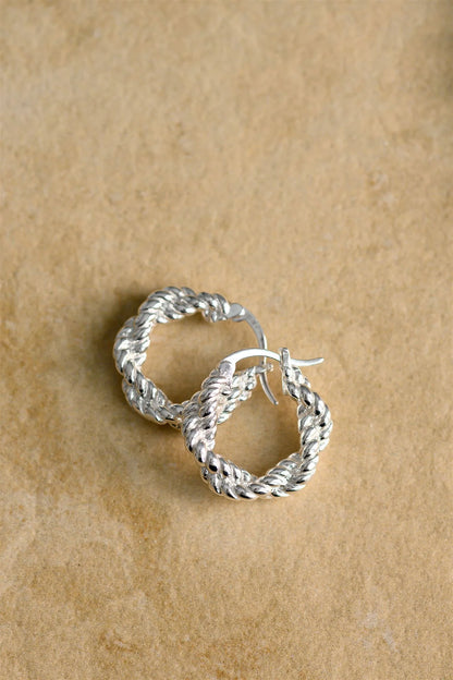 Indigo & Wolfe Stevie Earrings, Silver