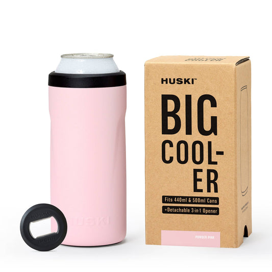 Huski Big Can Cooler, Powder Pink