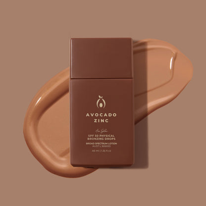 Avocado Zinc SPF 50 Physical Bronzing Drops