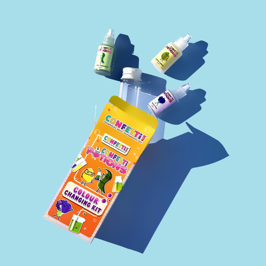 Confetti Blue Colour Changing Mini Potion Kit