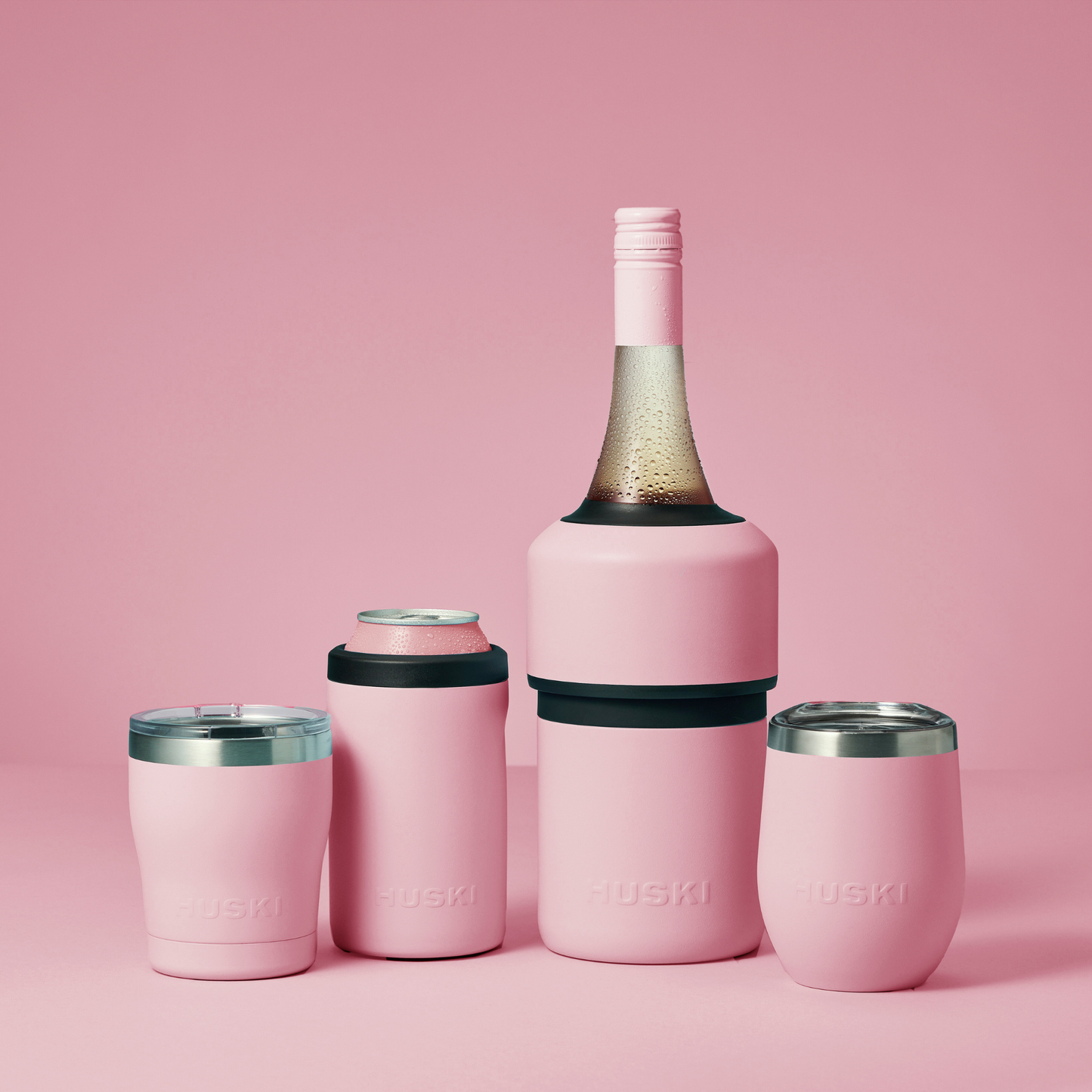 Huski Beer Cooler 2.0, Powder Pink