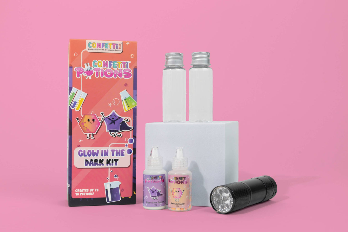 Confetti Blue Glow in the Dark Mini Potion Kit