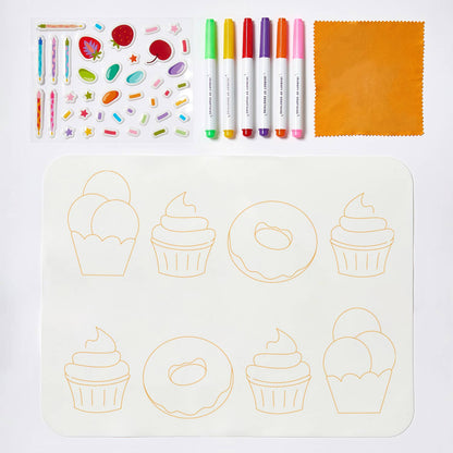 Journey Of Something Wipeable Silicone Colouring Mat, Sweet As