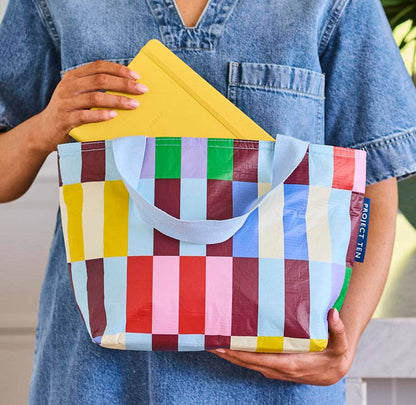 Project Ten Mini Tote, Multi Stripe