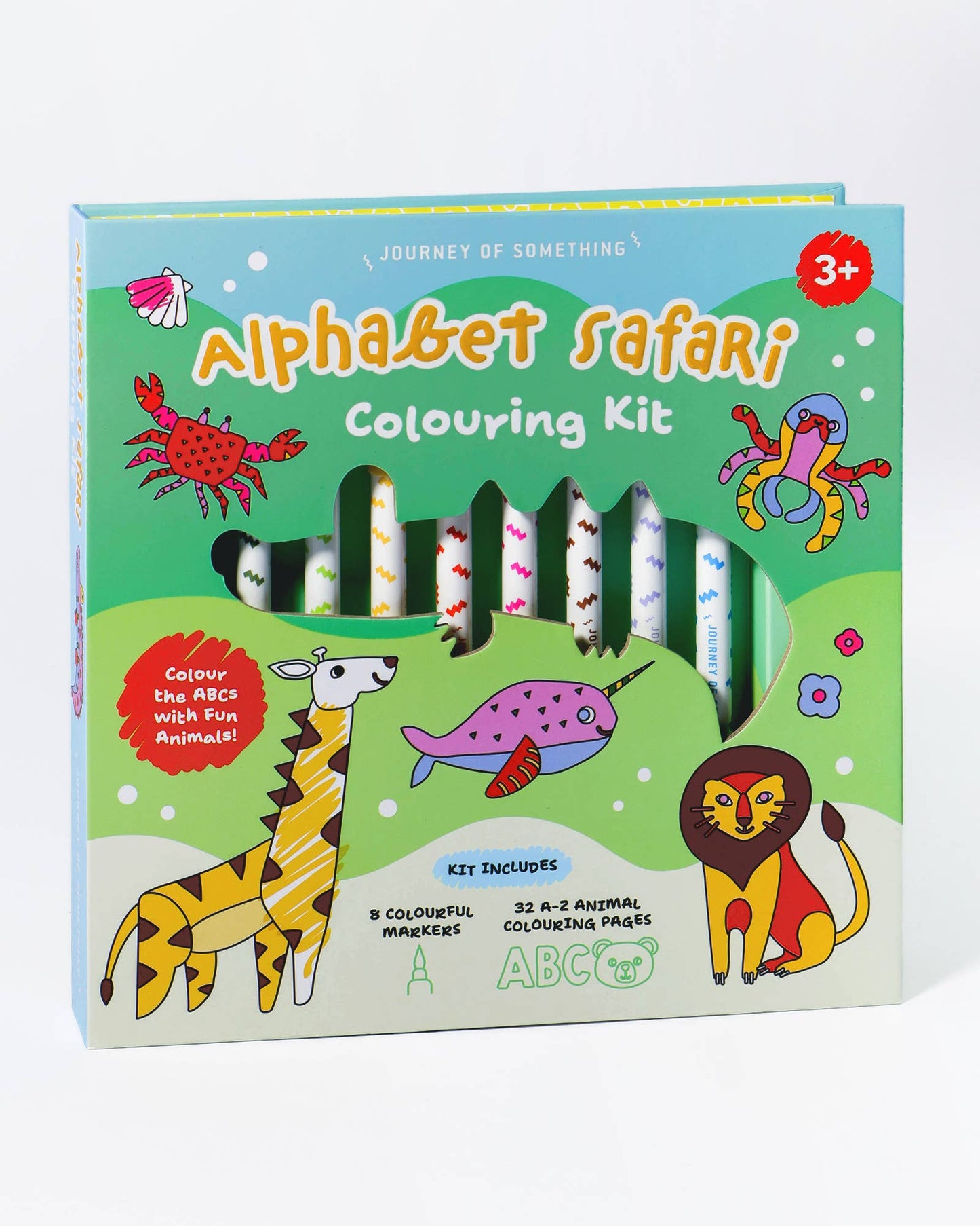 Journey Of Something Colouring Kit, Alphabet Safari