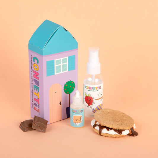 Confetti Blue Smores Mini Kids Perfume Making Kit