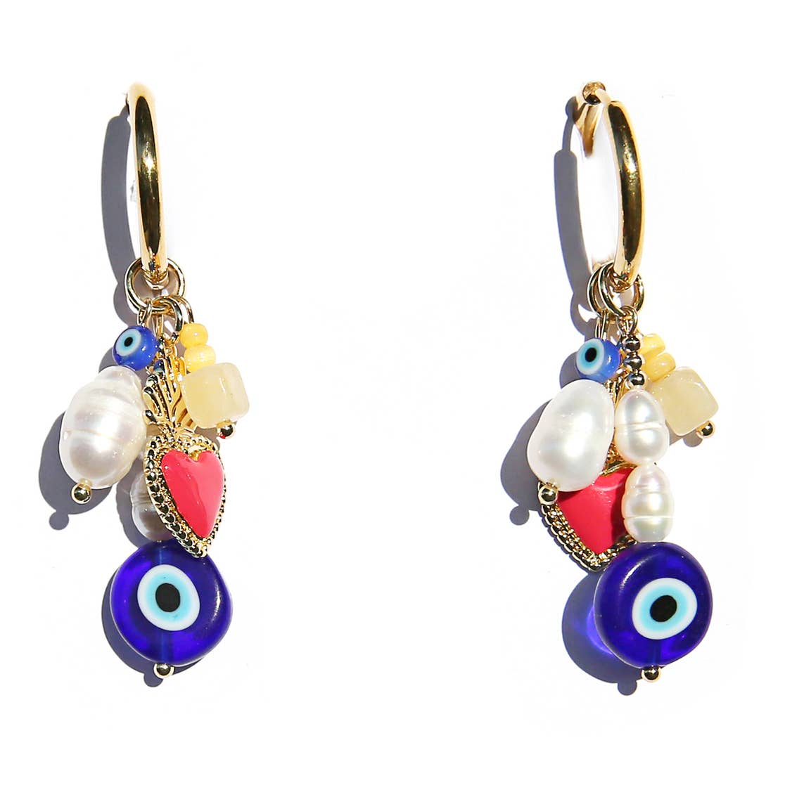 Kingston Huggie Hoop Earrings, Limoncello