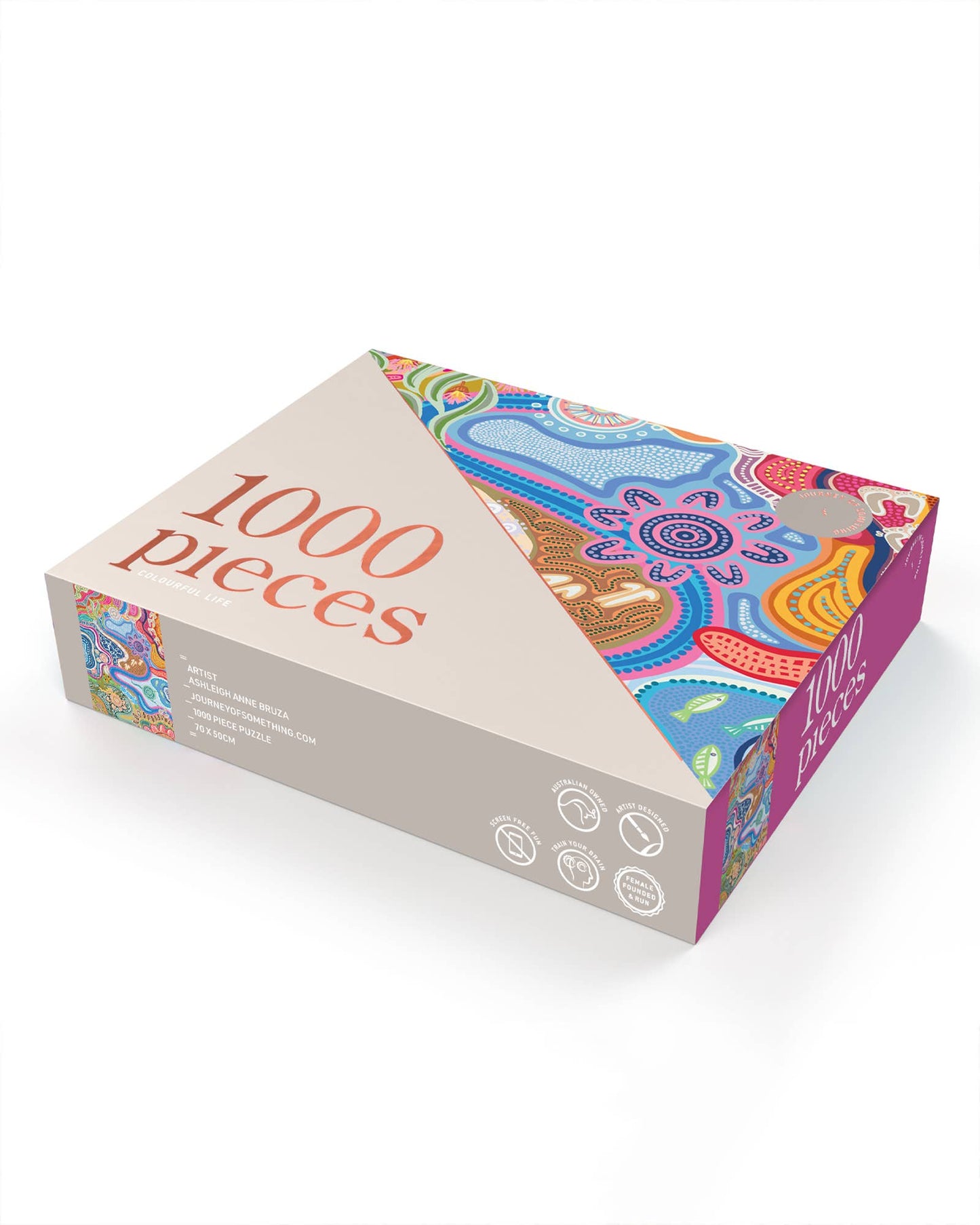 Journey Of Something 1000 Piece Jigsaw Puzzle, Colourful Life