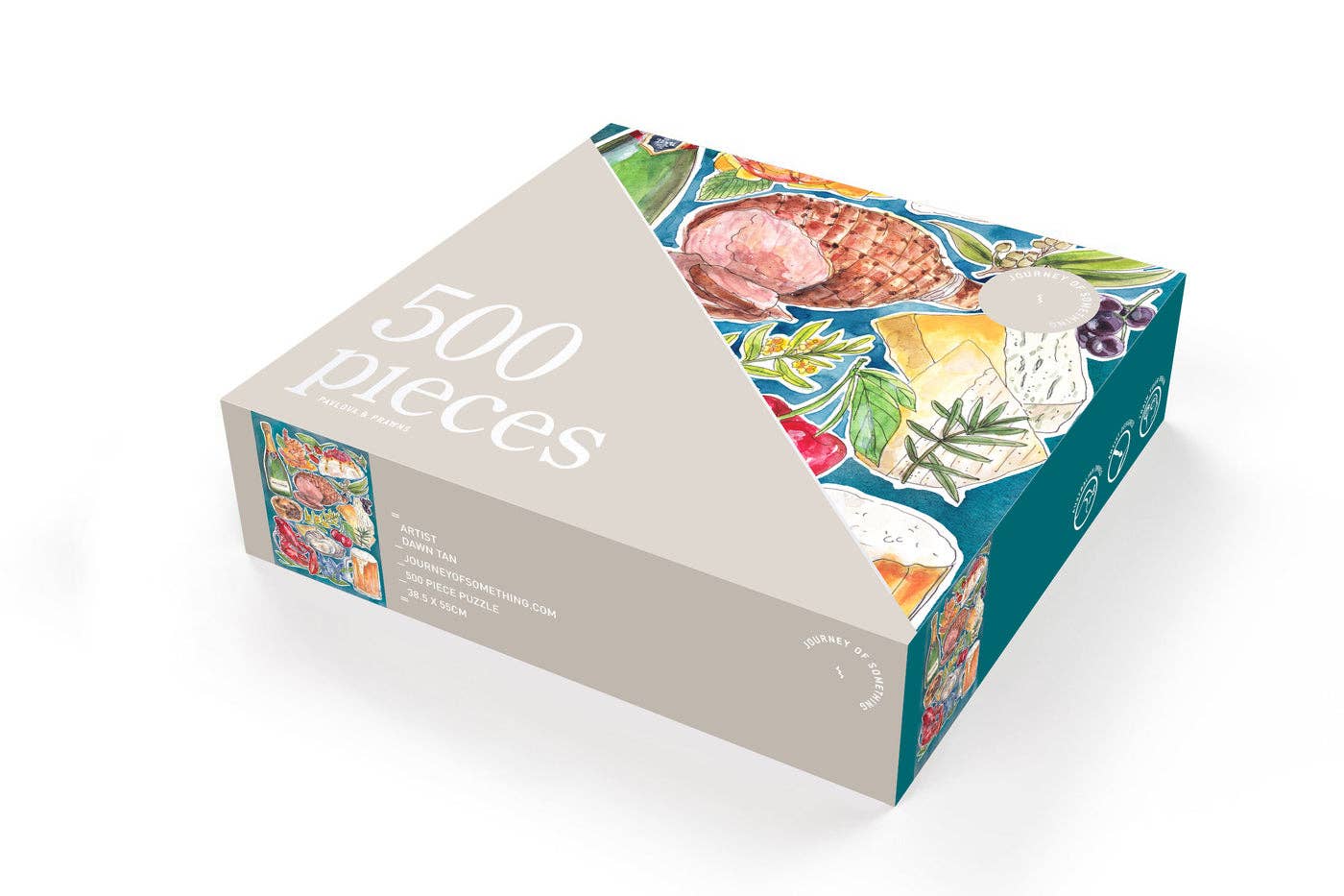Journey Of Something 500 Piece Puzzle, Pavlova & Prawns