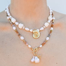 Kingston Necklace, Agate Sun Fob