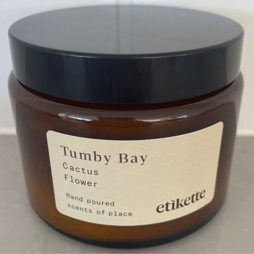 Etikette 500ml Tumby Bay Candle, Cactus Flower